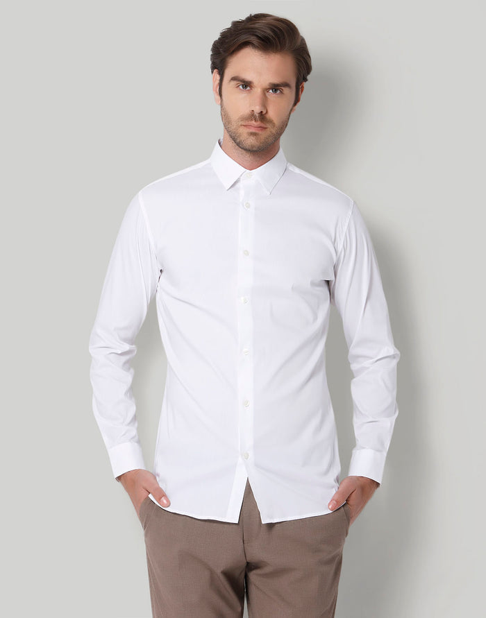 White Full Sleeves Shirt