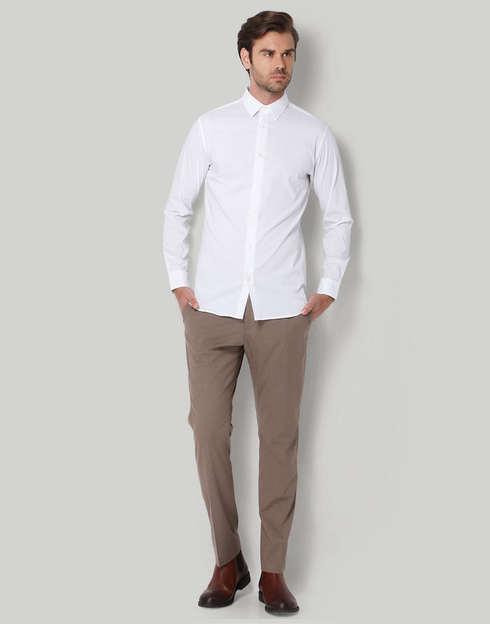White Full Sleeves Shirt