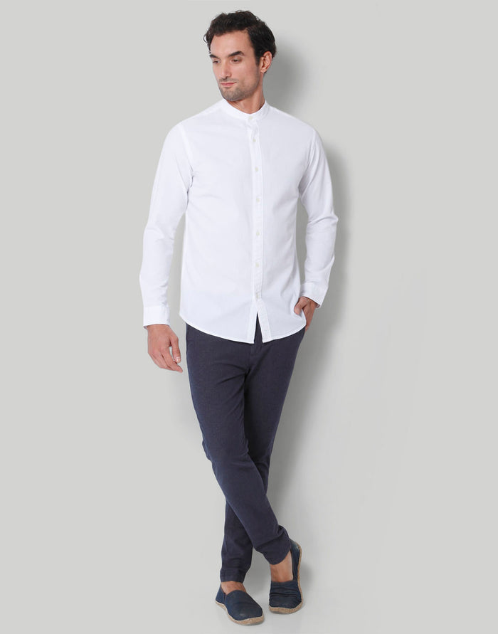 White Full Sleeves Shirt