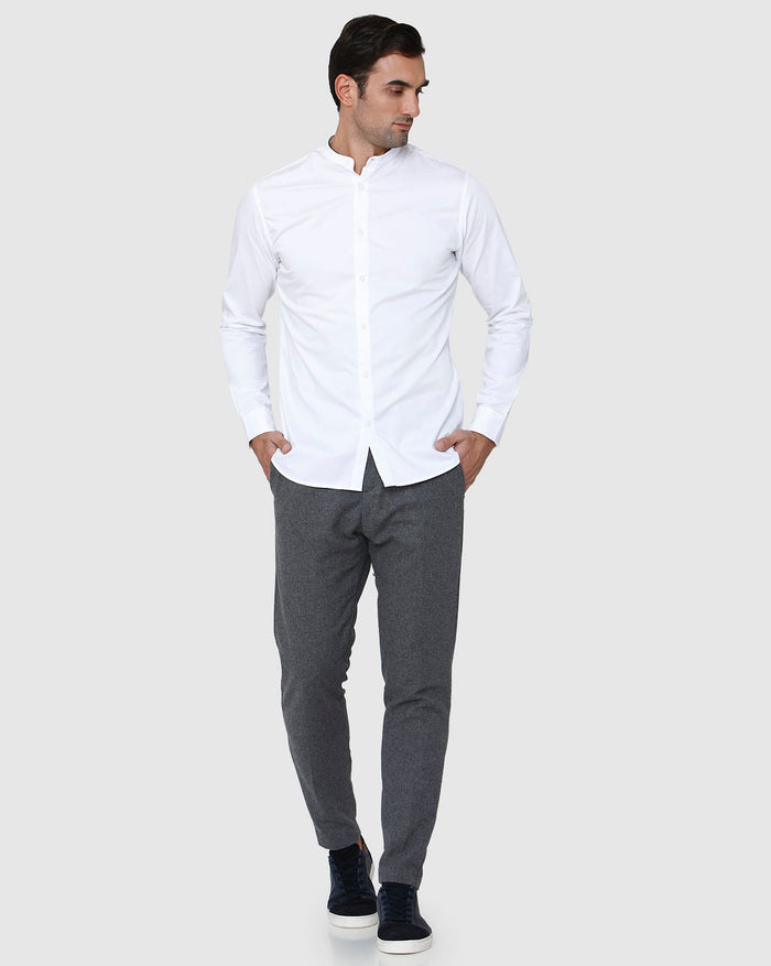 White Full Sleeves Shirt