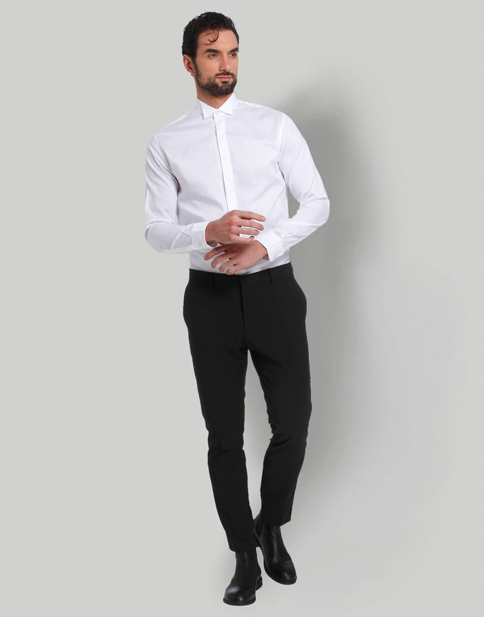 White Full Sleeves Shirt