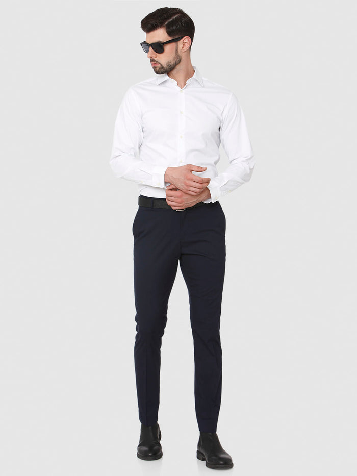 White Full Sleeves Shirt