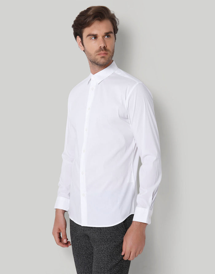 White Full Sleeves Shirt