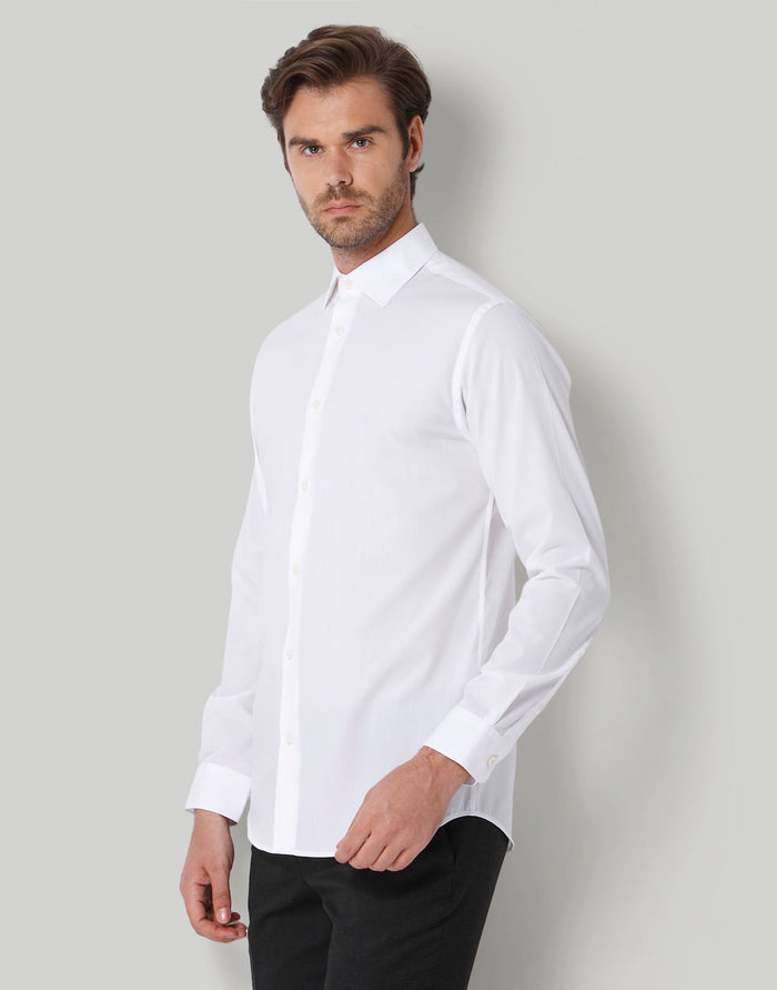 White Full Sleeves Shirt