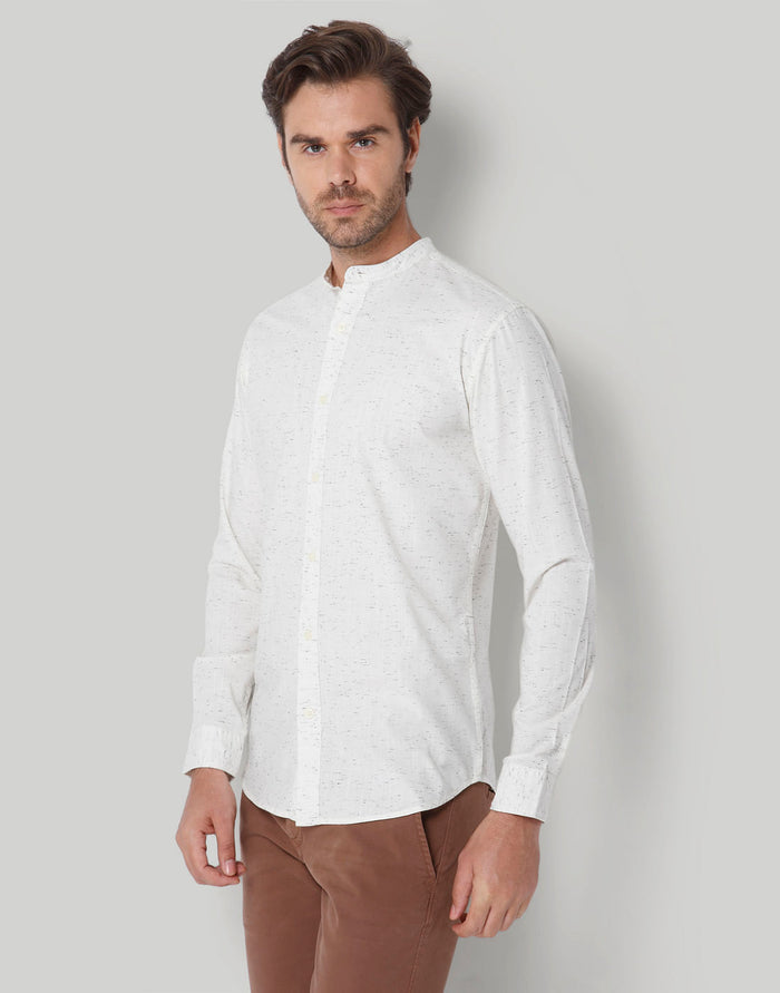 White Full Sleeves Shirt