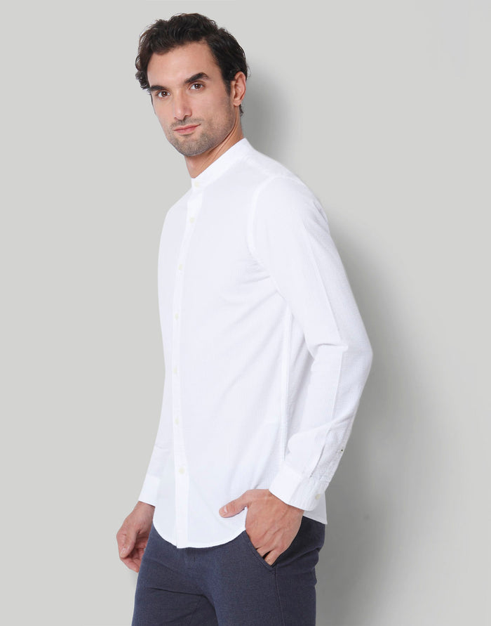 White Full Sleeves Shirt