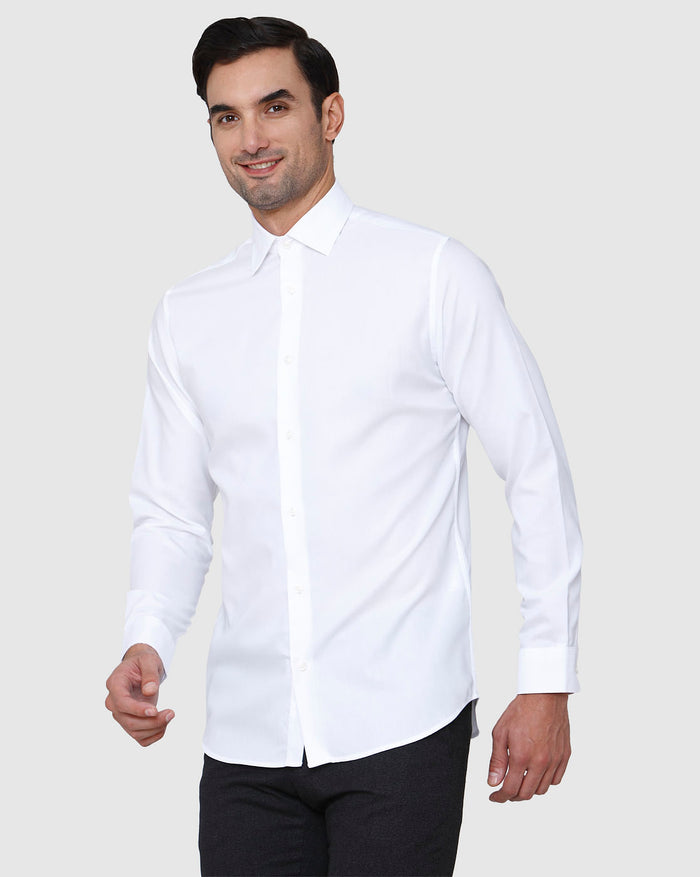 White Full Sleeves Shirt