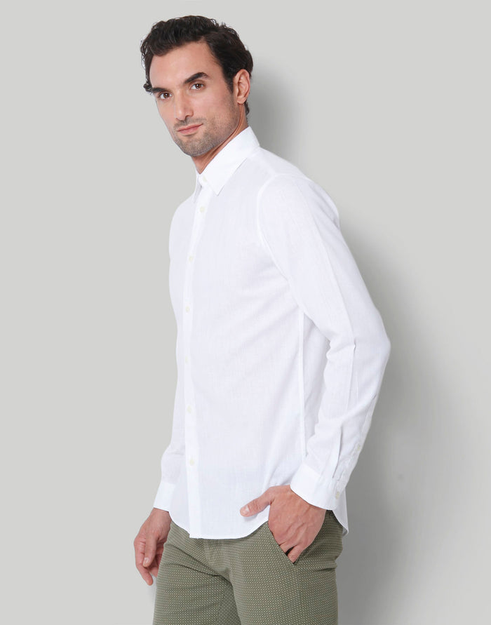 White Full Sleeves Shirt