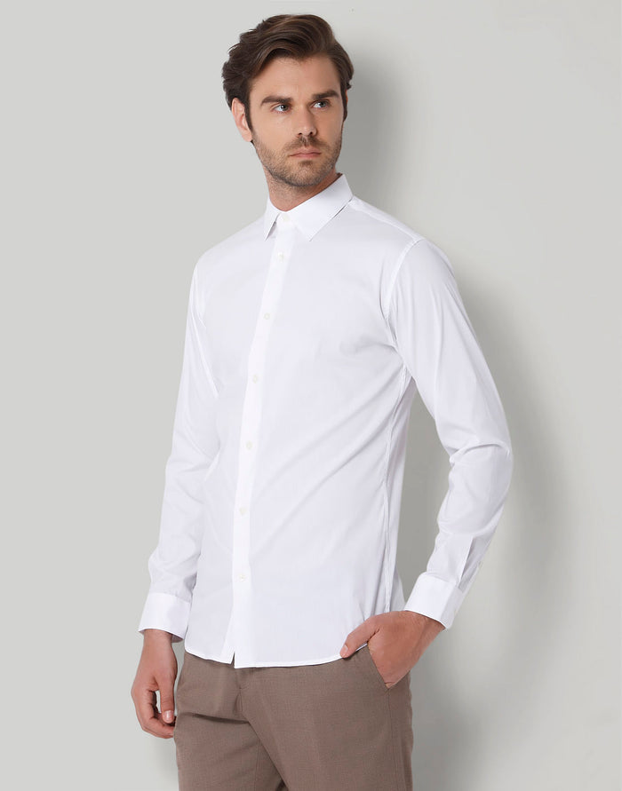 White Full Sleeves Shirt
