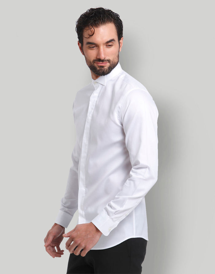 White Full Sleeves Shirt
