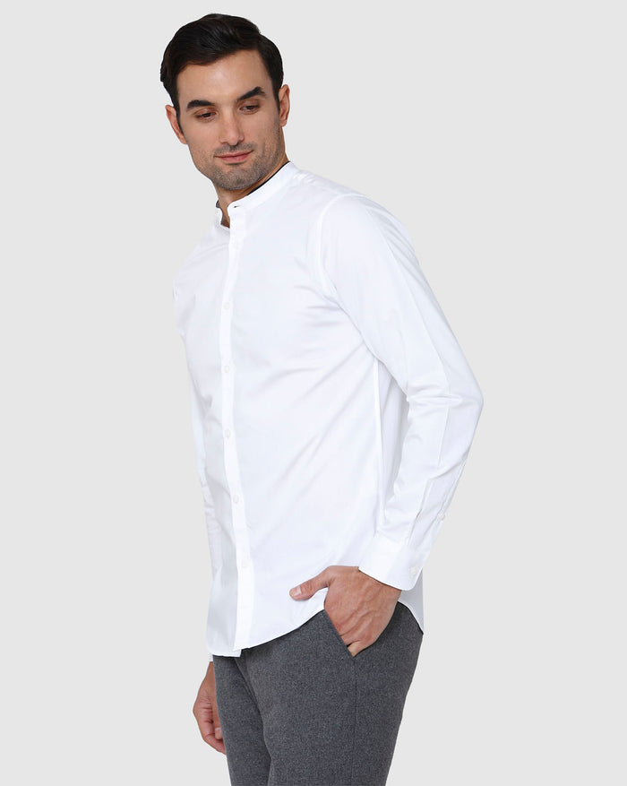 White Full Sleeves Shirt