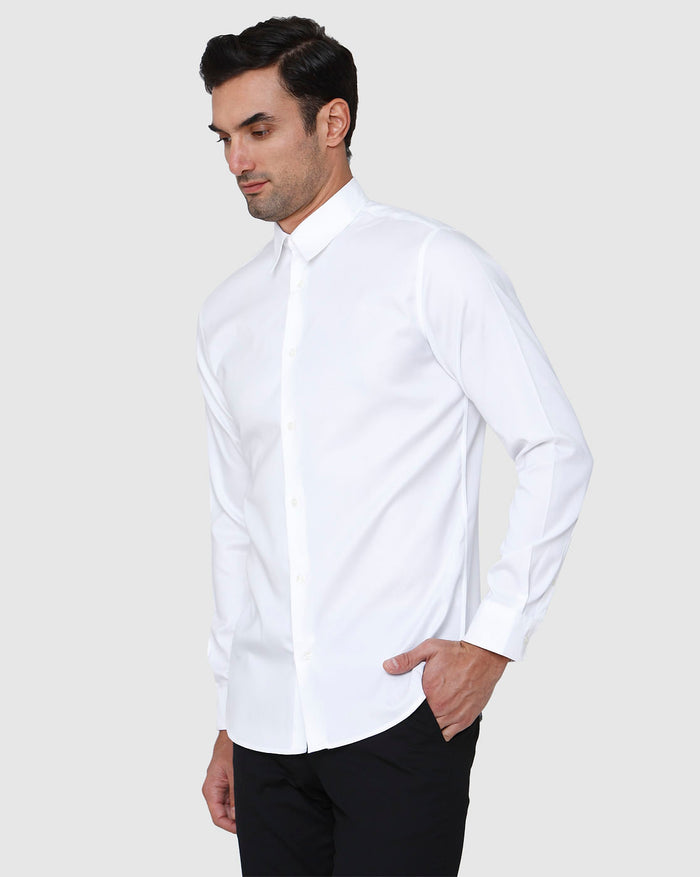 White Full Sleeves Shirt