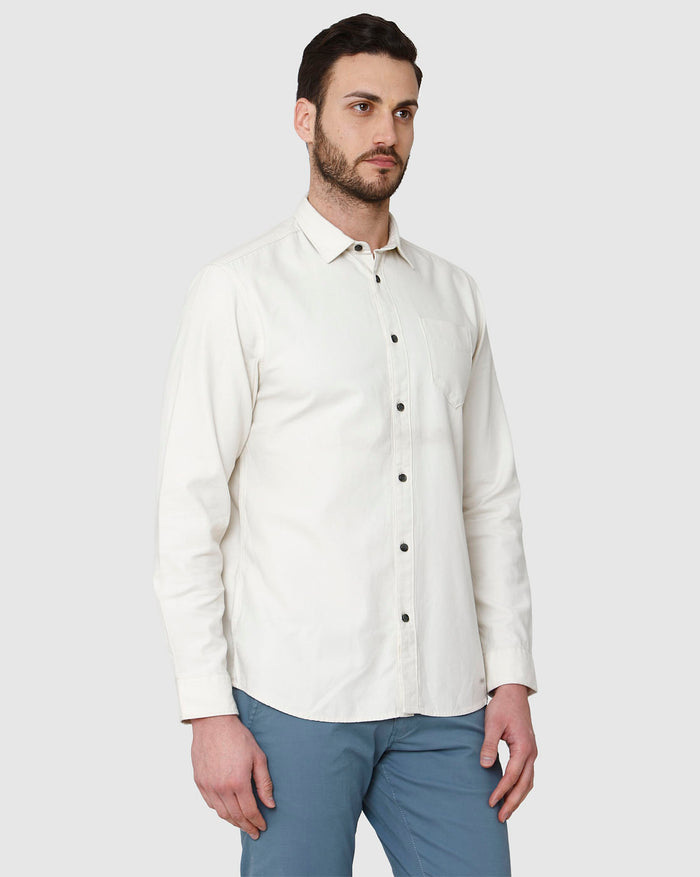 White Full Sleeves Shirt