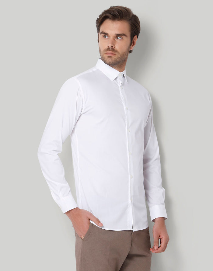 White Full Sleeves Shirt