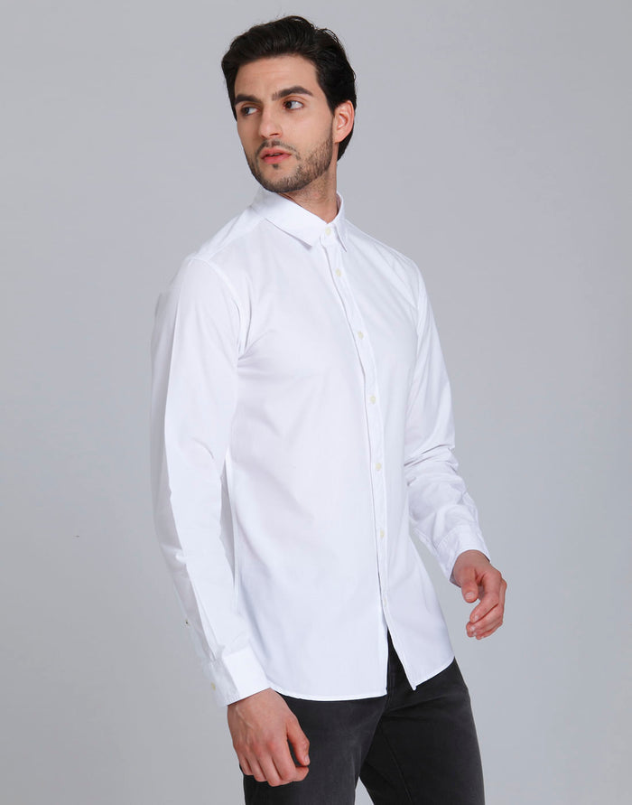 White Full Sleeves Shirt