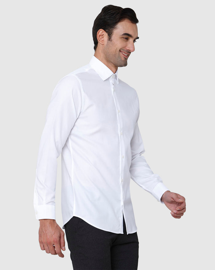 White Full Sleeves Shirt