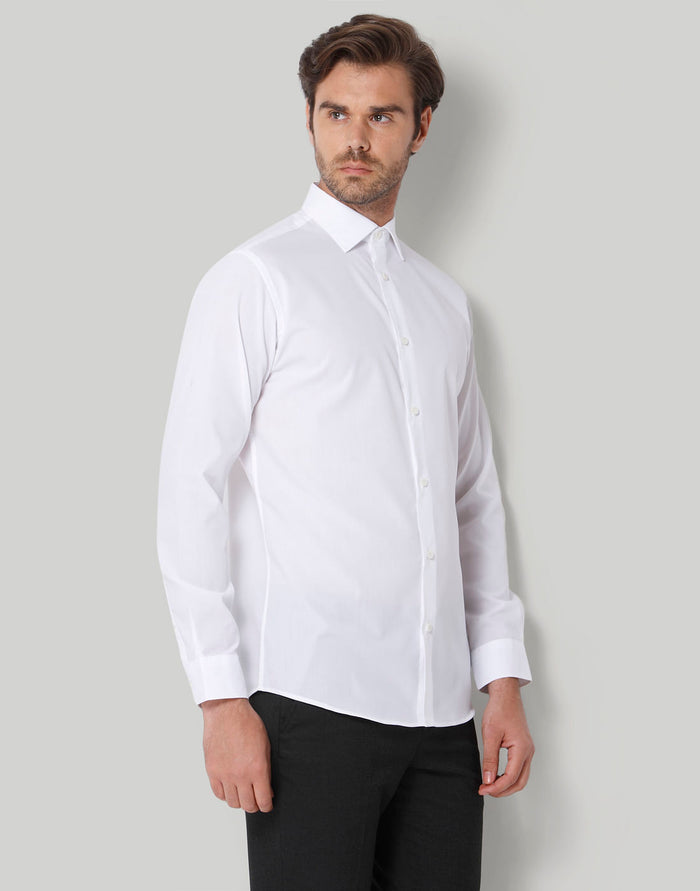 White Full Sleeves Shirt