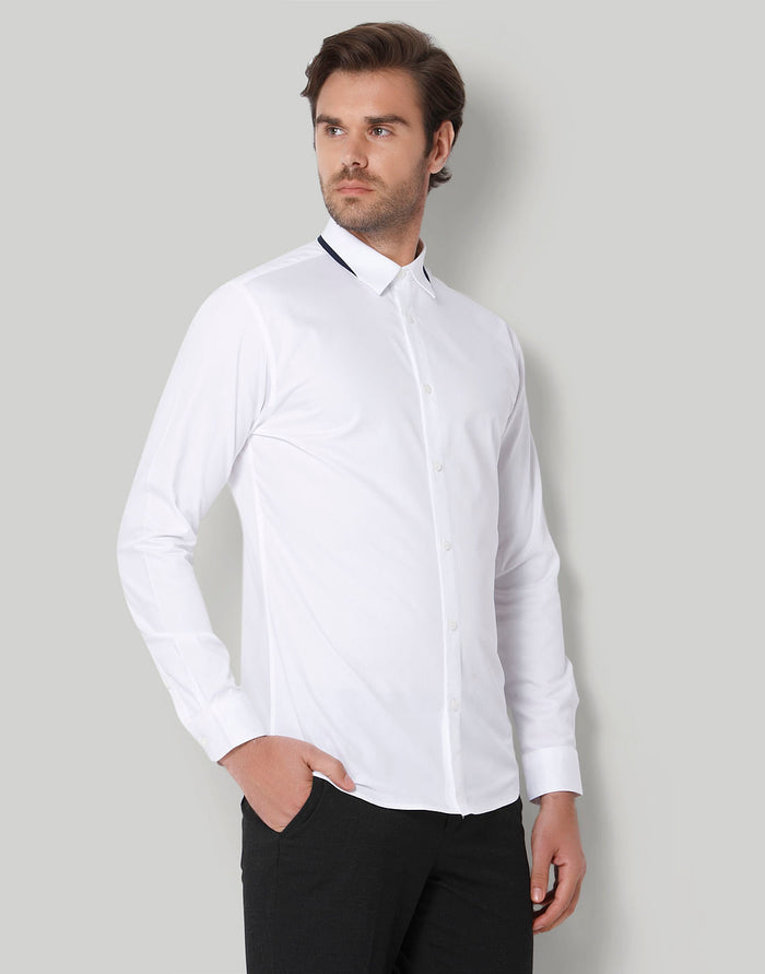 White Full Sleeves Shirt