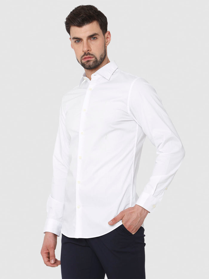 White Full Sleeves Shirt