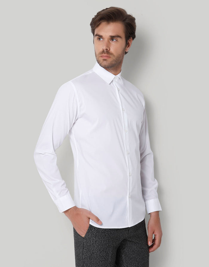 White Full Sleeves Shirt