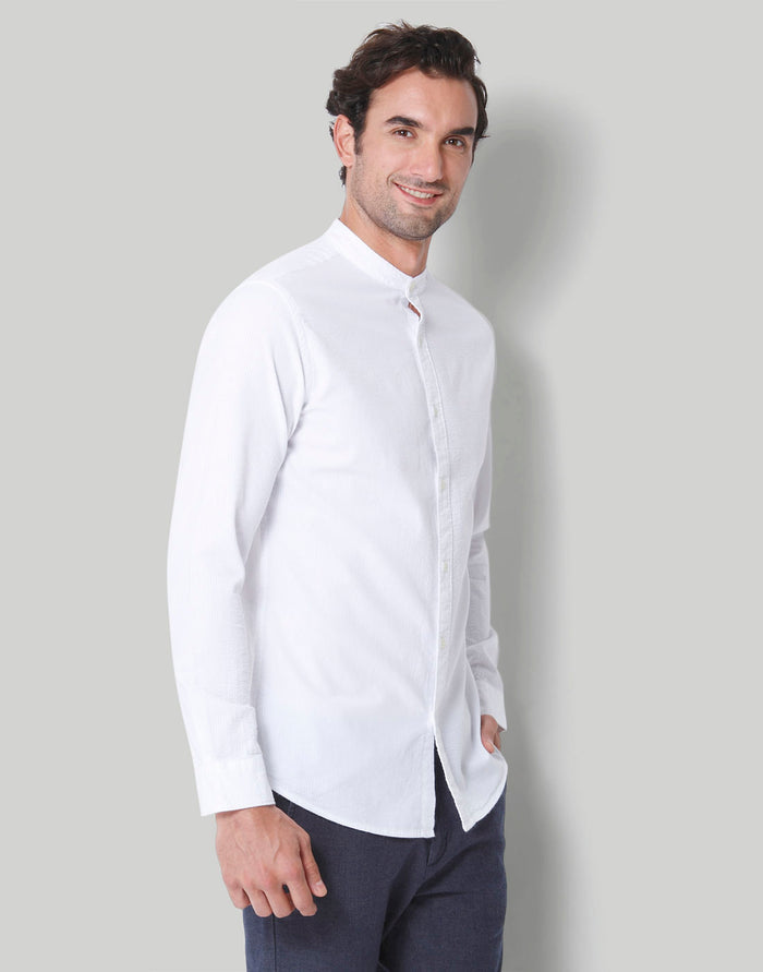 White Full Sleeves Shirt