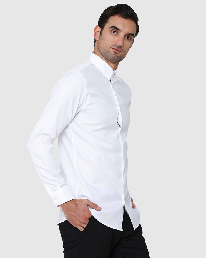 White Full Sleeves Shirt