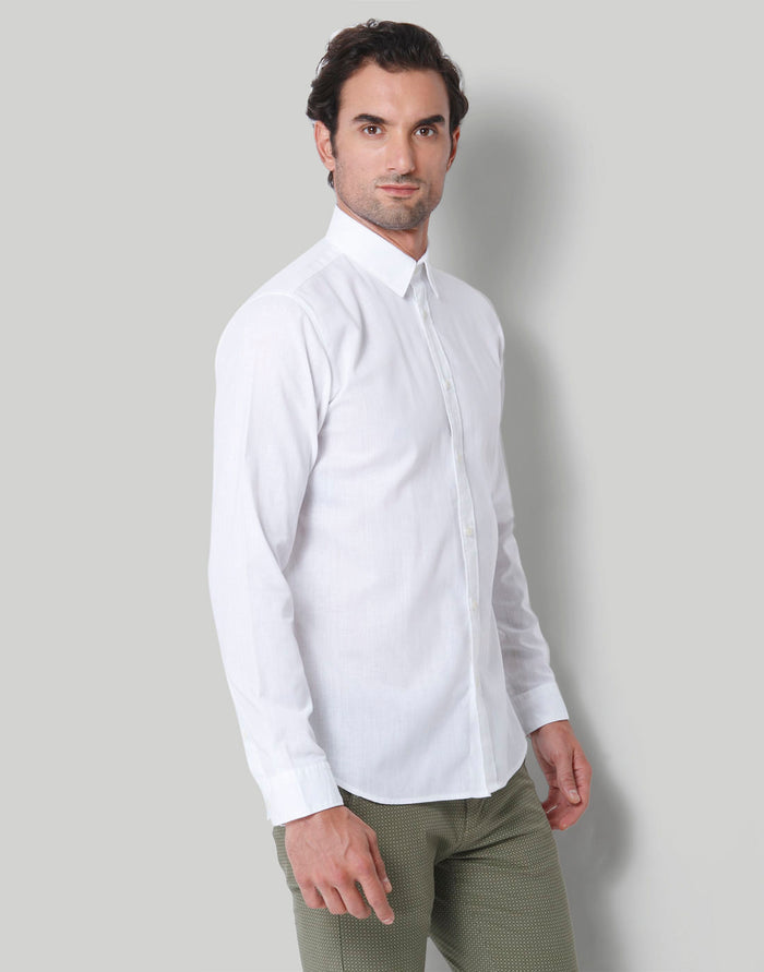 White Full Sleeves Shirt