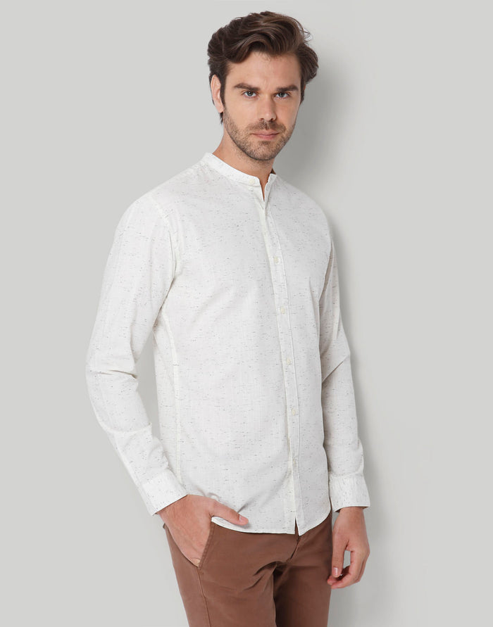 White Full Sleeves Shirt