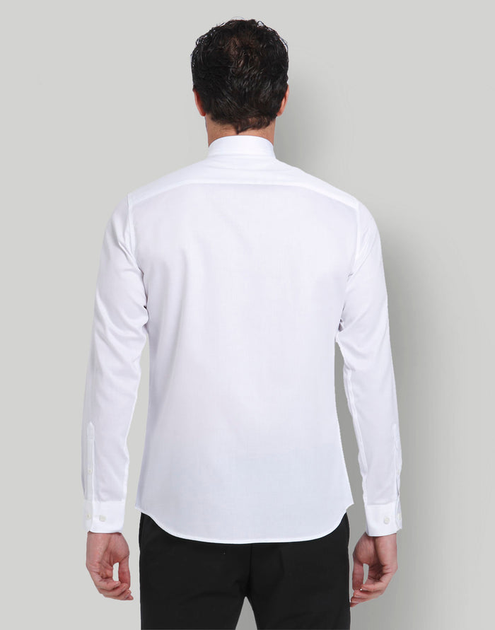 White Full Sleeves Shirt