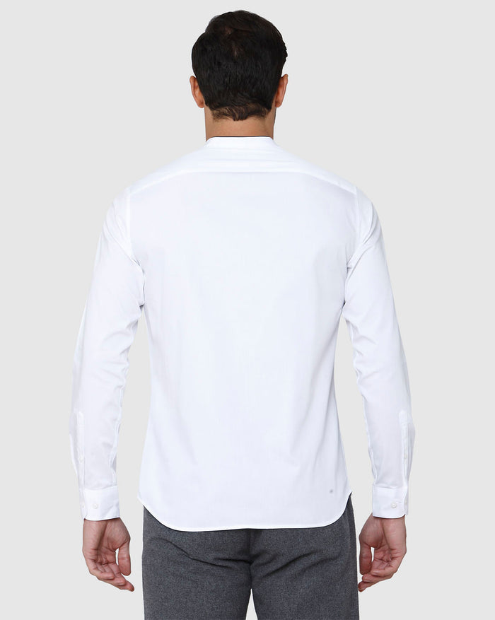 White Full Sleeves Shirt