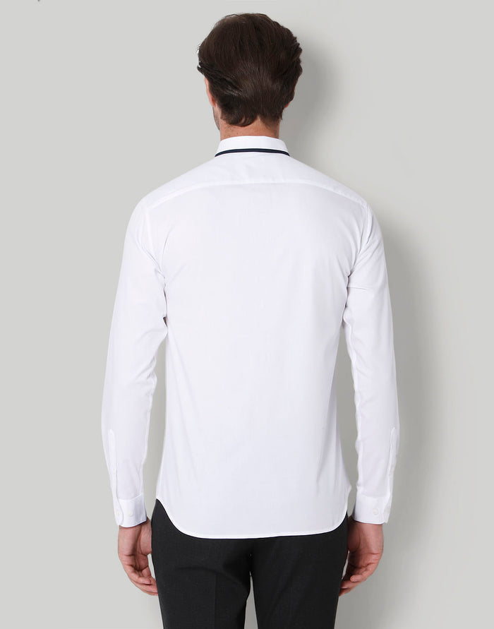 White Full Sleeves Shirt