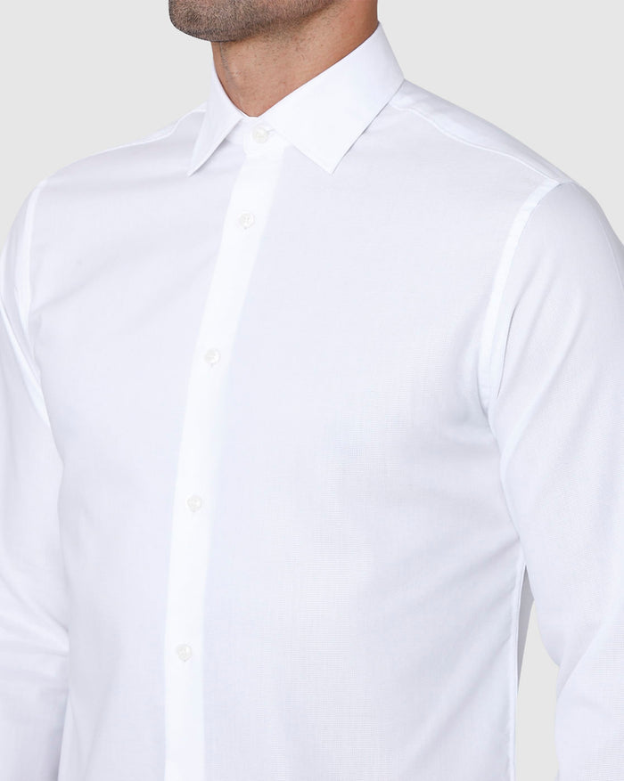 White Full Sleeves Shirt