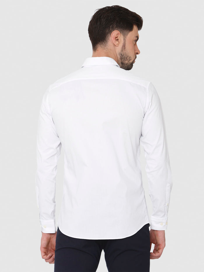 White Full Sleeves Shirt