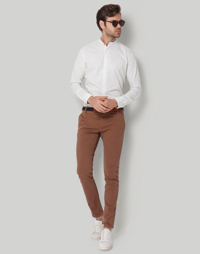 White Full Sleeves Shirt