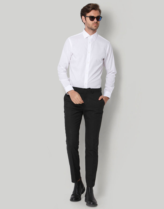 White Full Sleeves Shirt