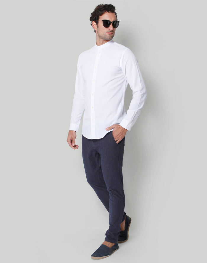 White Full Sleeves Shirt