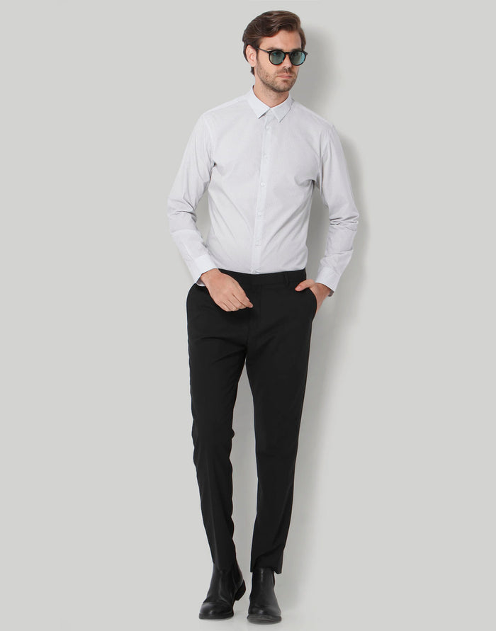 White Full Sleeves Shirt