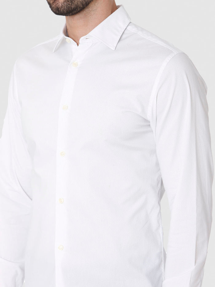 White Full Sleeves Shirt