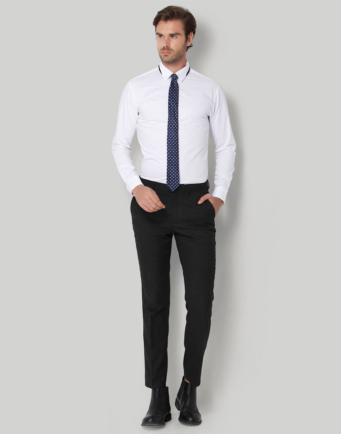 White Full Sleeves Shirt