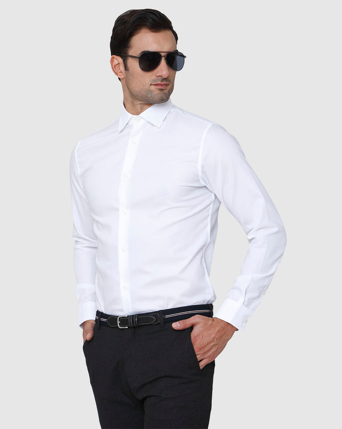 White Full Sleeves Shirt