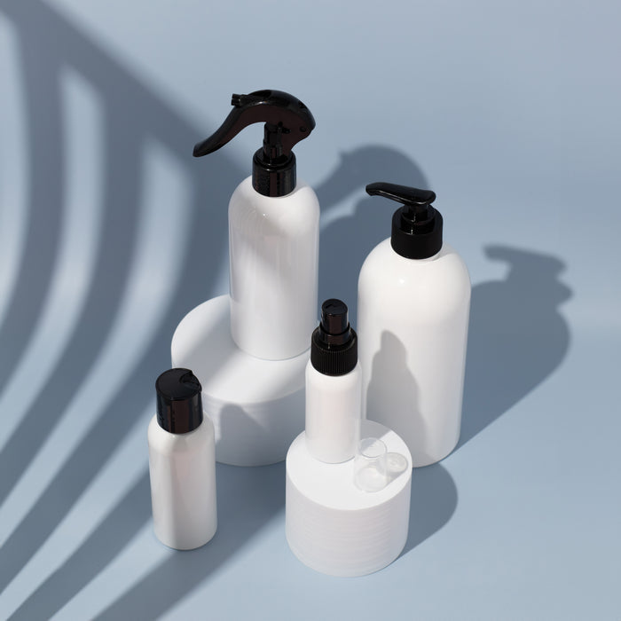 White Plastic Bottle PET 'Semi Squat' - 500ml - 28mm (28/410) (Full Carton of 210)