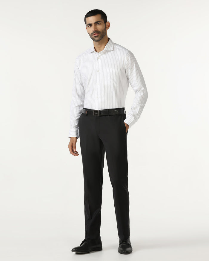 White Stripe Shirt - Rooter