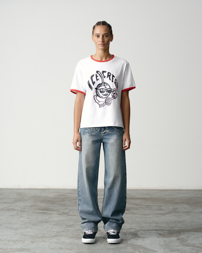 Womens Cherry Ringer T-Shirt