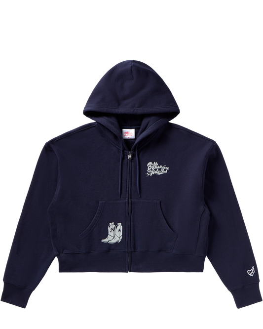 Womens Dallas Cowboys Cropped Hoodie