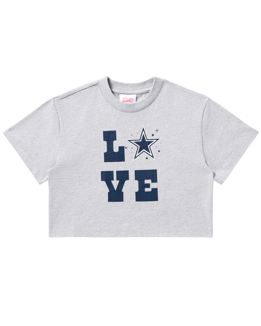 Womens Dallas Cowboys Cropped Tee