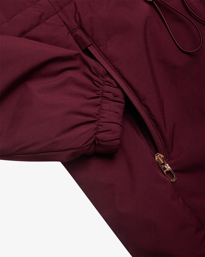 Women's Long Spyder Lite Jacket - Burgundy
