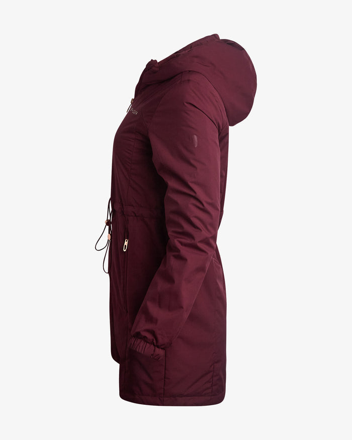 Women's Long Spyder Lite Jacket - Burgundy
