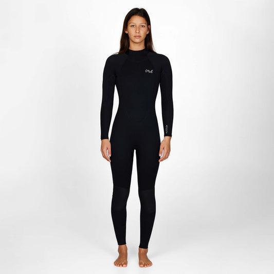 Women's Reactor GBS 3/2mm Steamer Back Zip - Black