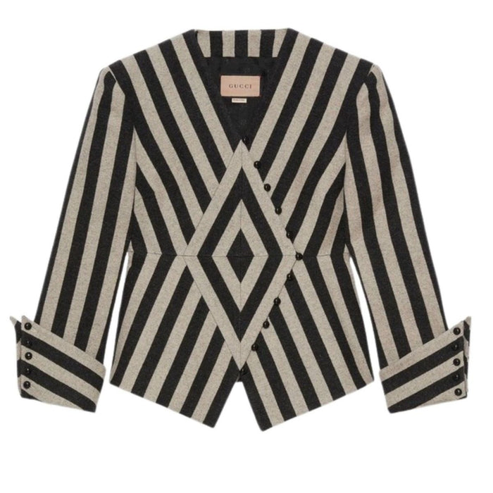 Gucci Wool Blend Blazer Jacket - Runway Catalog