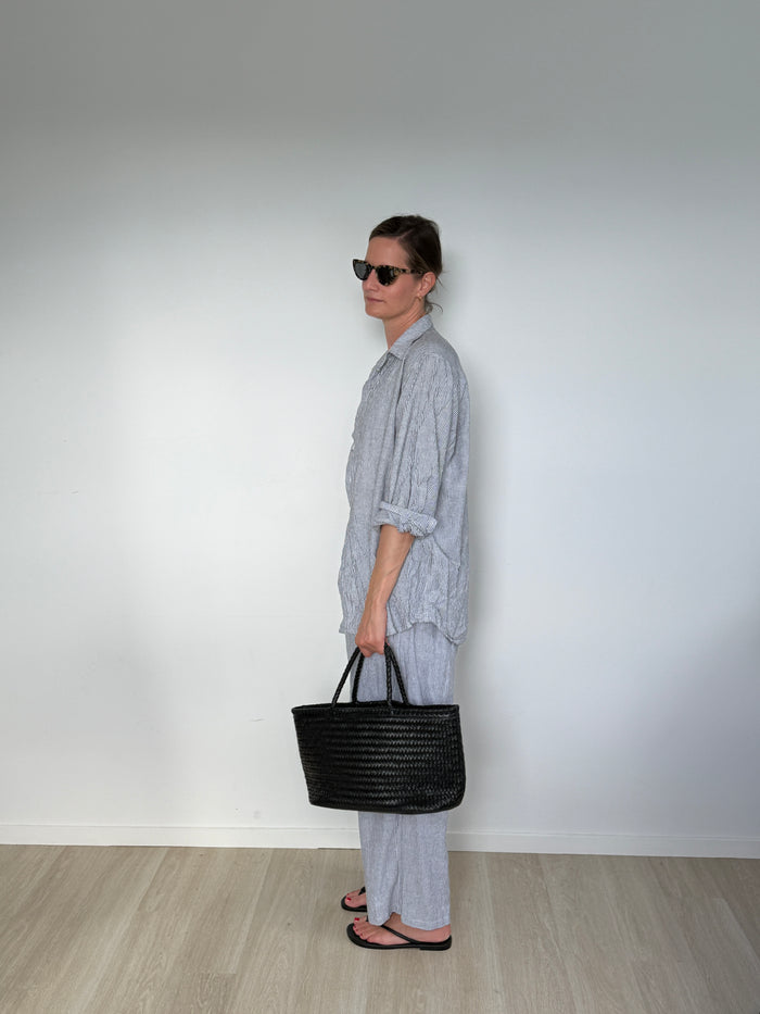 Woven Stripe Linen Pants V2